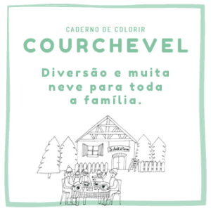 COURCHEVEL PARA CRIANÇAS: O CADERNO DE COLORIR